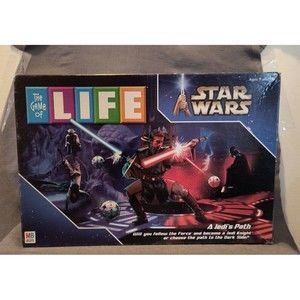 The Game of Life Star Wars A Jedi's Path Game Milton Bradley Not Complete 2685